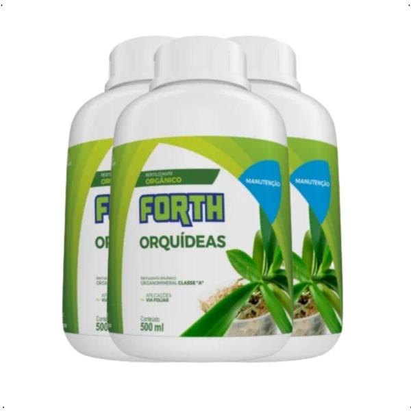 Imagem de Adubo Fertilizante Orgânico Forth Orquídeas Manutenção 500ml