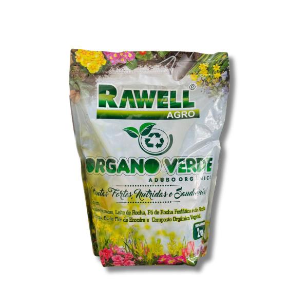 Adubo Mineral Organico Bokashi Fertilizante Organo Verde 2KG - Rawell Imagem de Adubo Mineral Organico Bokashi Fertilizante Organo Verde 2KG
