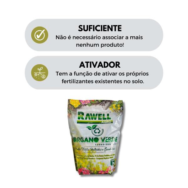 Adubo Mineral Organico Bokashi Fertilizante Organo Verde 2KG - Rawell Imagem de Adubo Mineral Organico Bokashi Fertilizante Organo Verde 2KG
