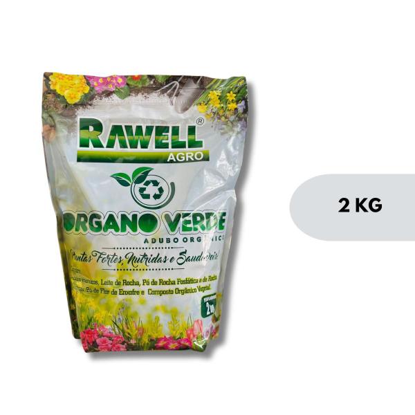 Adubo Mineral Organico Bokashi Fertilizante Organo Verde 2KG - Rawell Imagem de Adubo Mineral Organico Bokashi Fertilizante Organo Verde 2KG