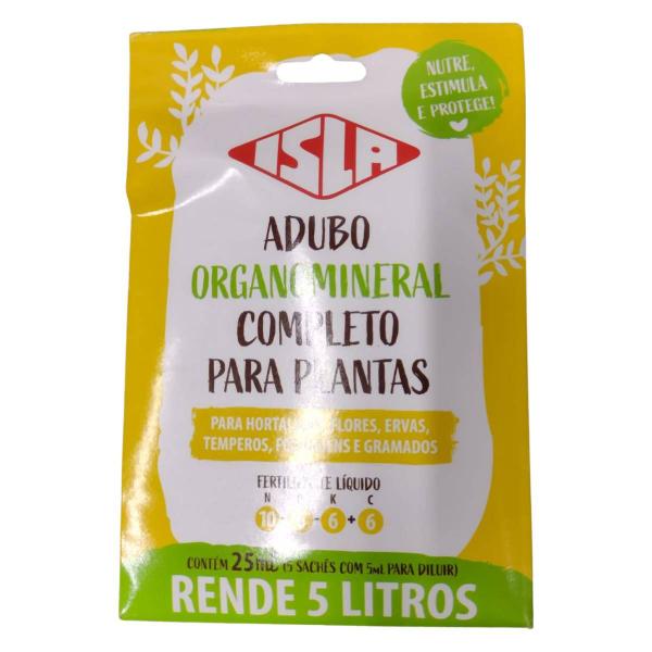 Imagem de Adubo Organomineral Completo para  Plantas (25ml) ISLA