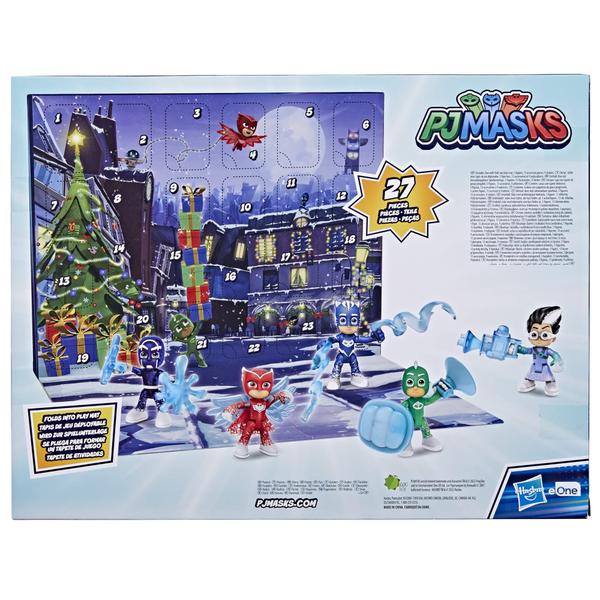 Advent Calendar PJ Masks Kids com 24 brinquedos surpresa de 3 anos