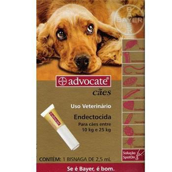 Imagem de Advocate Cães 2,5 ml - 10 a 25 kg