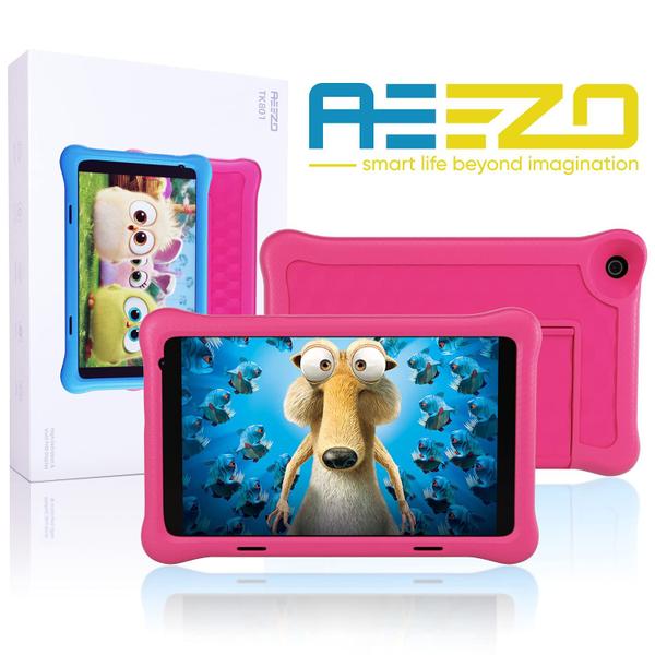 Imagem de AEEZO Kids Tablet 8 polegadas WiFi Android 10 Tablet 2GB RAM 32