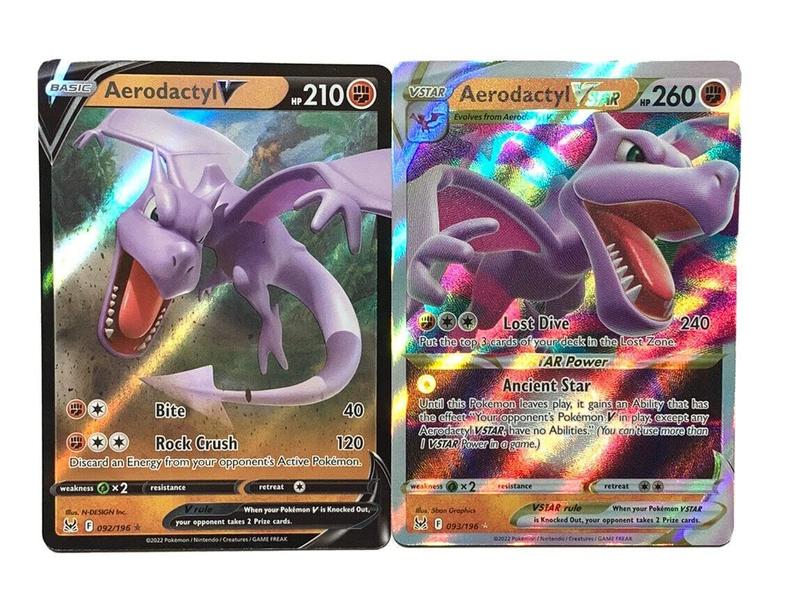 Imagem de Aerodactyl V & VStar Lost Origin - Cartão Pokemon Ultra Rare