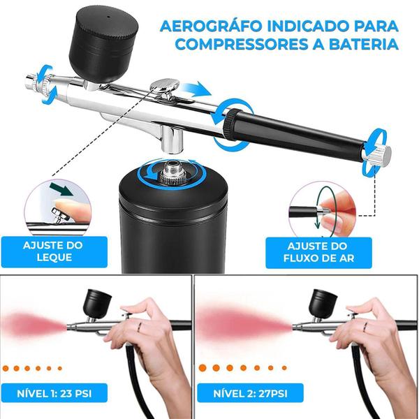 Imagem de Aerógrafo Bico 0.3 Caneta De Pintura Reposição Dremax