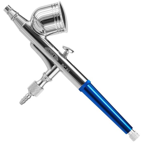 Aerógrafo Profissional Dupla Ação 7ml com Bico de 0,3mm - STEULA Imagem de Aerógrafo Profissional Dupla Ação 7ml com Bico de 0,3mm