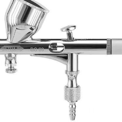 Aerografo Profissional Steula BC-60 Bico 0,2mm Imagem de Aerografo Profissional Steula BC-60 Bico 0,2mm