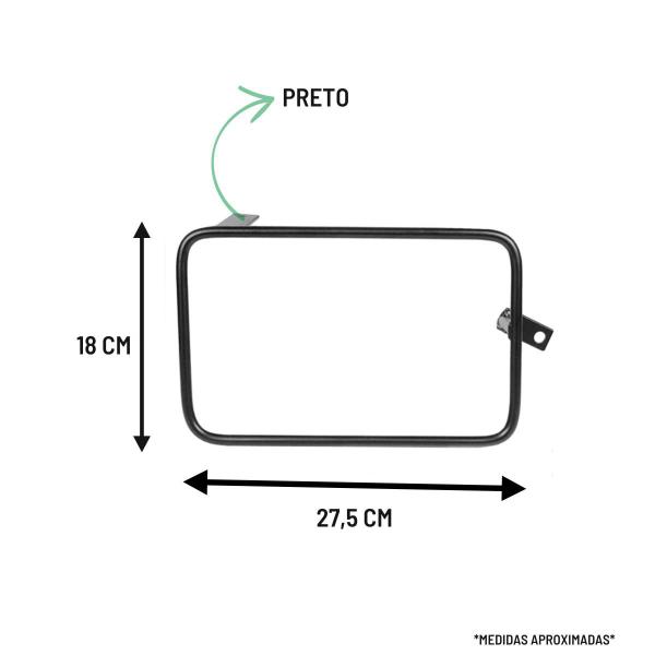 Imagem de Afastador Suporte Separador Moto Bolsa Mala Alforje Lateral Haojue Chopper Road 150 2018 a  2023