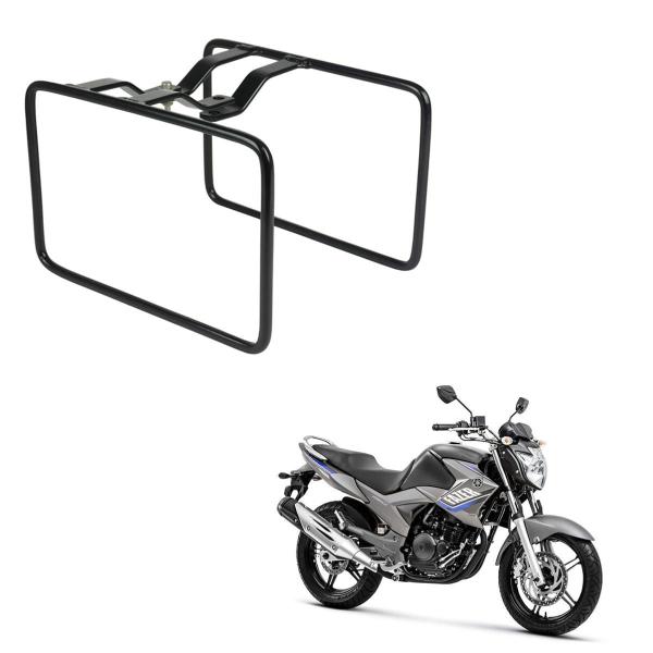 Imagem de Afastador Suporte Separador para Moto Bolsa Mala Alforje Lateral Yamaha Fazer 250 2015 2016 2017