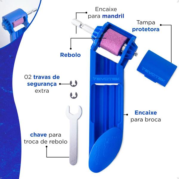 Imagem de Afiador de Brocas De Furadeira Amolador 2mm A 12,5mm Portátil