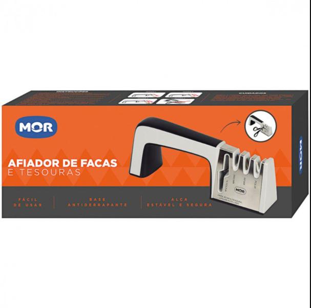 Afiador de Facas e Tesouras 23CM X 8,5CM Linha do Assador 003904 - MOR Imagem de Afiador de Facas e Tesouras 23CM X 8,5CM Linha do Assador 003904