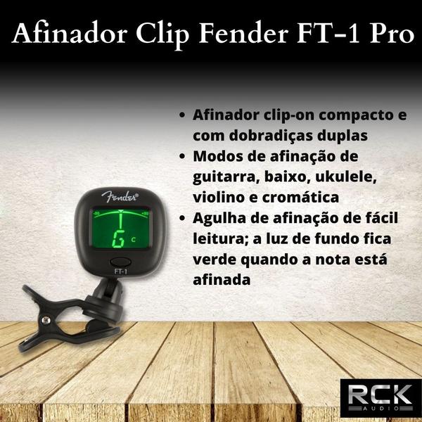 Imagem de Afinador Clip Fender FT-1 Pro