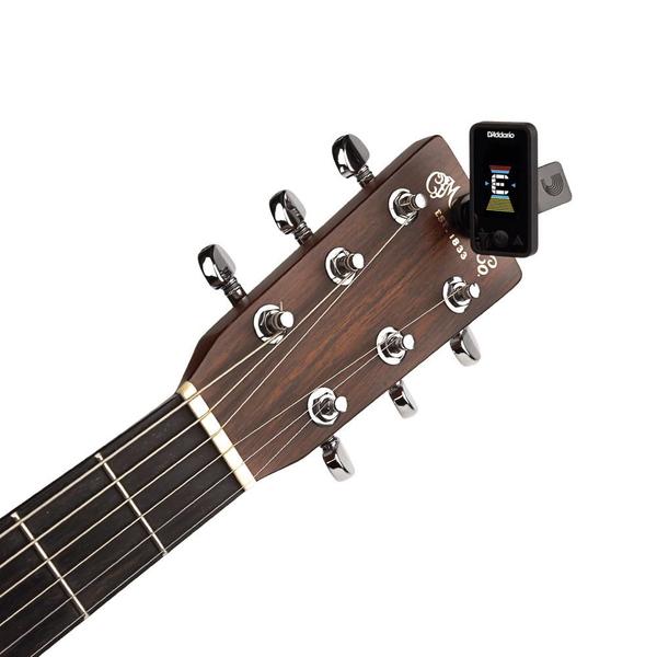 Imagem de Afinador Cromático DAddario Eclipse Headstock Tuner Preto PW-CT-17BK