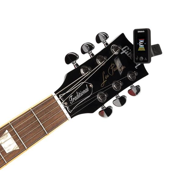 Imagem de Afinador Cromático DAddario Eclipse Headstock Tuner Preto PW-CT-17BK