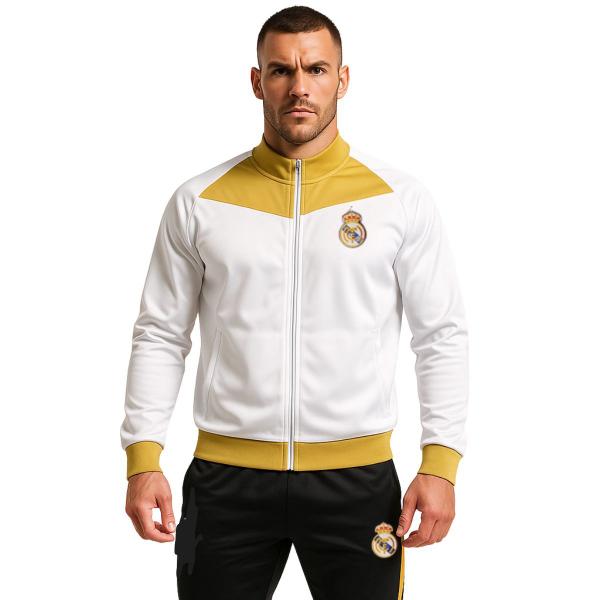 Agasalho Real Madrid Helanca Conjunto Masculino Jaqueta Calça