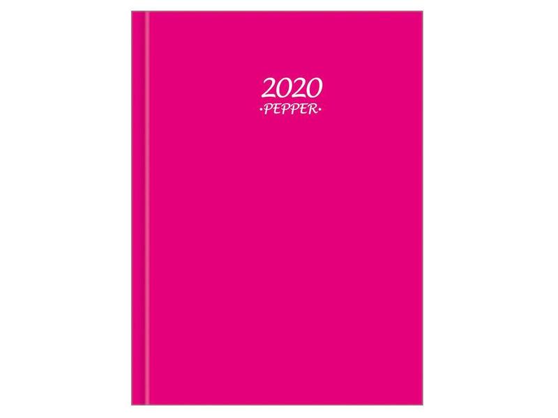 Imagem de Agenda 2020 Costurada Diária Pepper Rosa, Tilibra - 291081