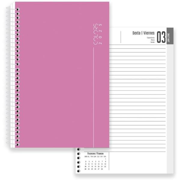 Imagem de Agenda 2024 Colors 192 Folhas 138X206MM - Pacote com 04 Unidades