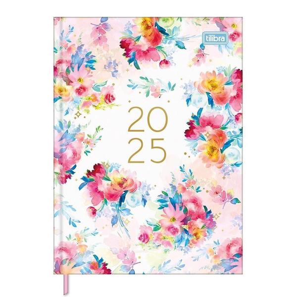 Imagem de Agenda 2025 Diária Feminine Floral ul Tilibra