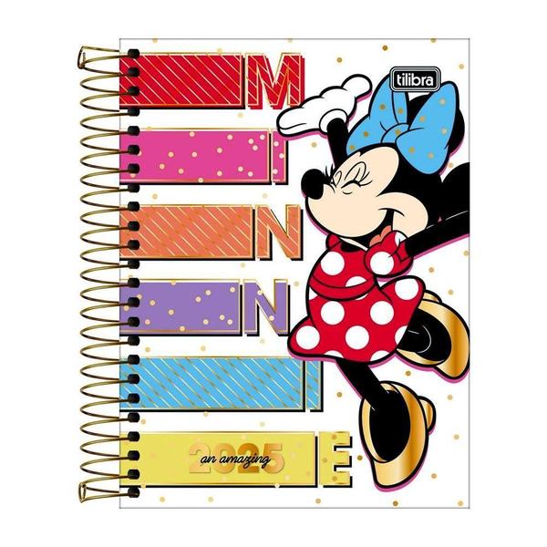 Imagem de Agenda 2025 Diária Minnie Mouse Colorido Tilibra