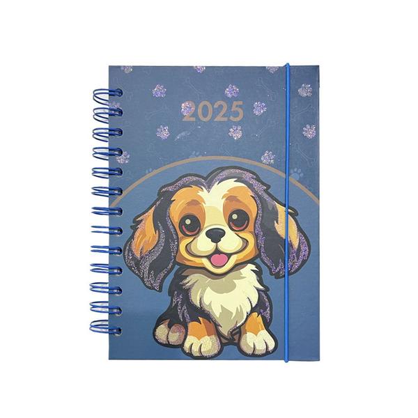 Imagem de Agenda 2025 Espiral Cachorrinho Glitter