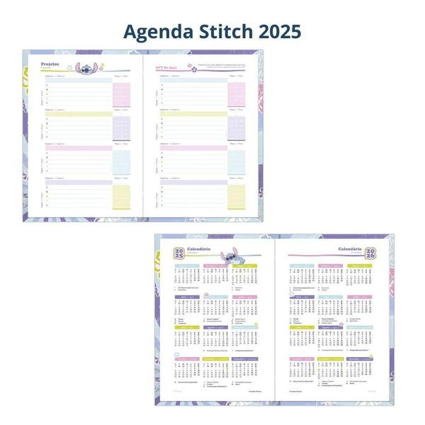 Imagem de Agenda Costurada 176 Folhas Stitch 13,5x19,2cm Good - Foroni