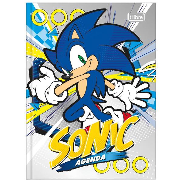 Imagem de Agenda Costurada Escolar Tilibra Sonic Permanente 123x166mm - Sortida