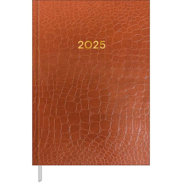 Imagem de Agenda Croco Costurada 2025 M6 14,5 x 20,5