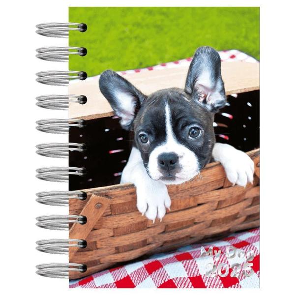 Imagem de Agenda Diária 2025 Esp 100X150Mm My Dog Frenchton Kit