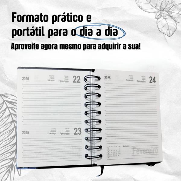 Imagem de Agenda Diário Planner Anual Escolar Menino Menina Espiral