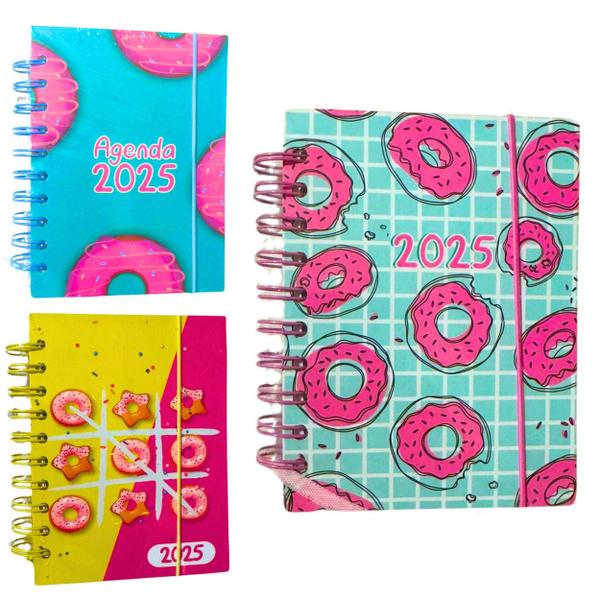 Imagem de Agenda Diário Planner Anual Escolar Menino Menina Espiral