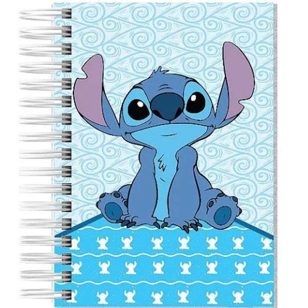 Imagem de Agenda Escolar Infantil 1 Dia Por Folha , 302 Paginas Lilo Stitch Angel