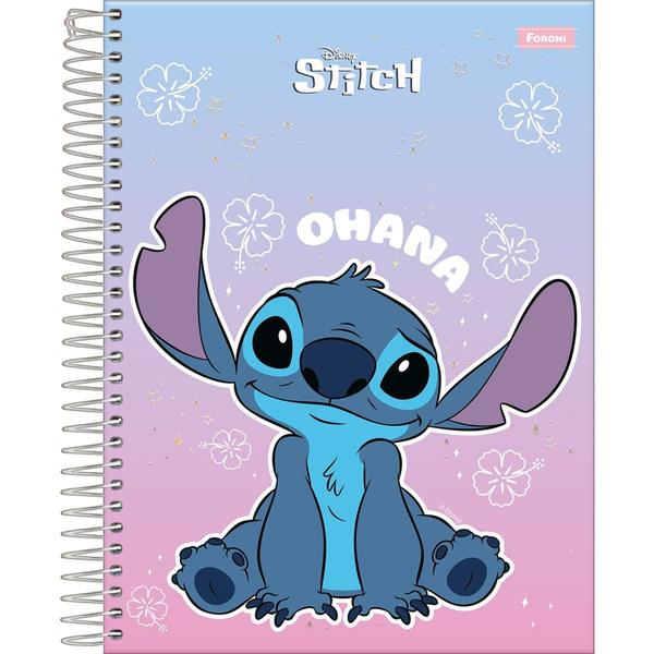 Imagem de Agenda Escolar Infantil 1 Dia Por Folha , 302 Paginas Lilo Stitch Angel