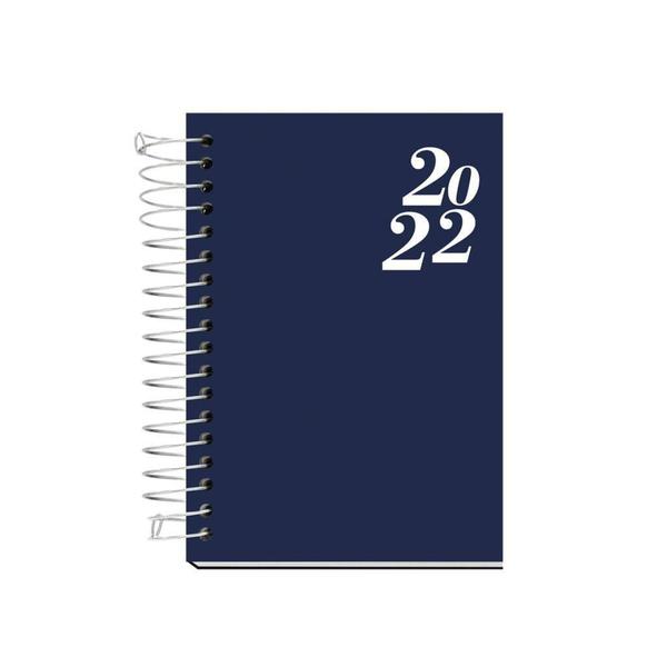 Imagem de Agenda espiral anual c/d 168fl single m azul r.4036 - KIT