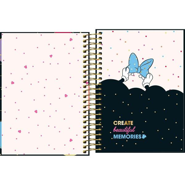 Imagem de Agenda Espiral Diária 11,7 x 16,4 cm Minnie 2025 Tilibra 4664