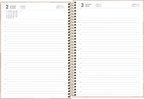 Imagem de Agenda Espiral Diária Spot Feminina M9 Grande Tilibra