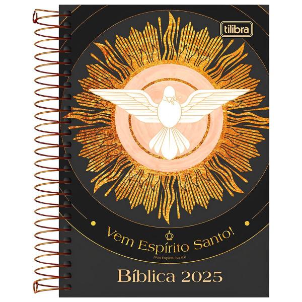 Imagem de Agenda Espiral Diária Tilibra Biblica 129x187mm - Sortido