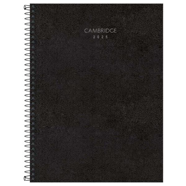 Imagem de Agenda Espiral Executiva Tilibra Cambridge 200x275mm Preta