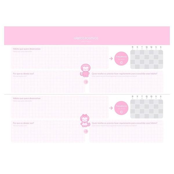 Imagem de Agenda Espiral Life Planner Hello Kitty Azul 104 Folhas