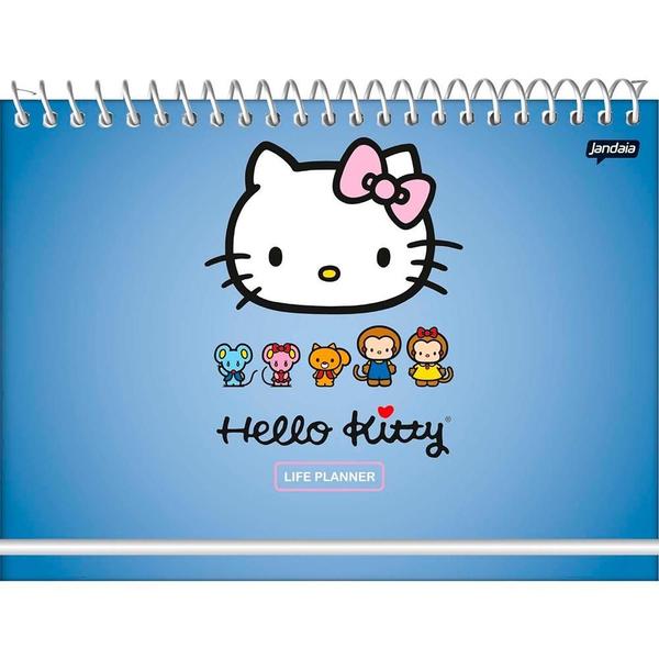 Imagem de Agenda Espiral Life Planner Hello Kitty Azul 104 Folhas