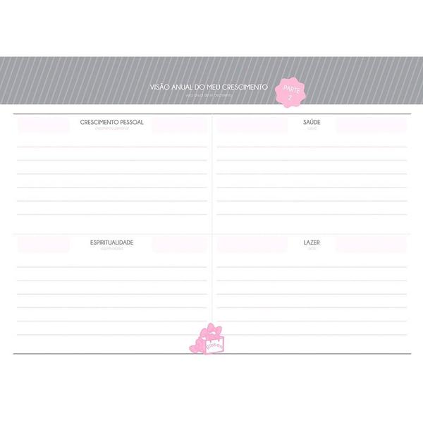 Imagem de Agenda Espiral Life Planner Hello Kitty Azul 104 Folhas