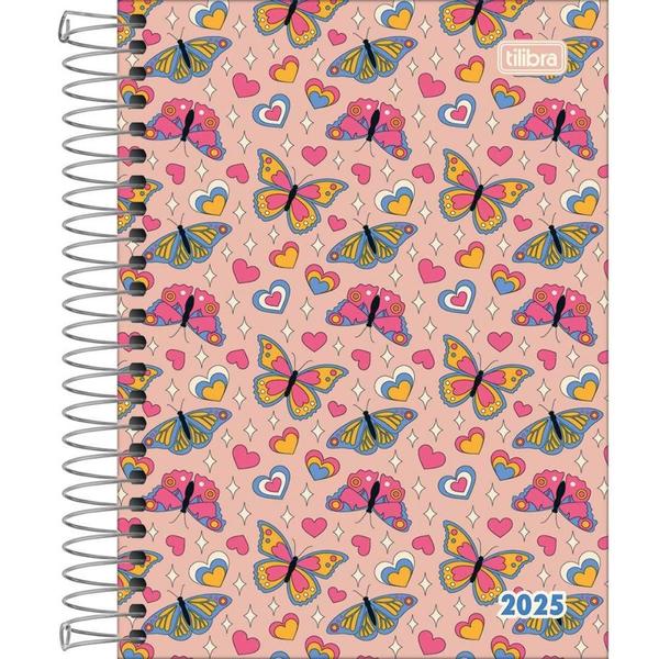 Imagem de Agenda Espiral Pepper Feminina 2025 Capa 11 179604 - Tilibra