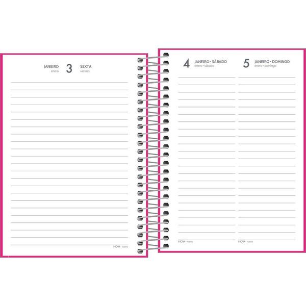 Agenda Espiral Pepper M4 2025 11,7 x 16,4cm TILIBRA Imagem de Agenda Espiral Pepper M4 2025 11,7 x 16,4cm TILIBRA