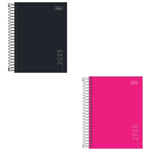 Agenda Espiral Pepper M4 2025 11,7 x 16,4cm TILIBRA Imagem de Agenda Espiral Pepper M4 2025 11,7 x 16,4cm TILIBRA
