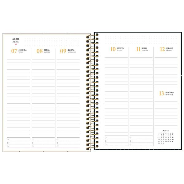 Imagem de Agenda Espiral Planner 2025 West Village 80 Folhas 17,7 x 24cm M7 Tilibra