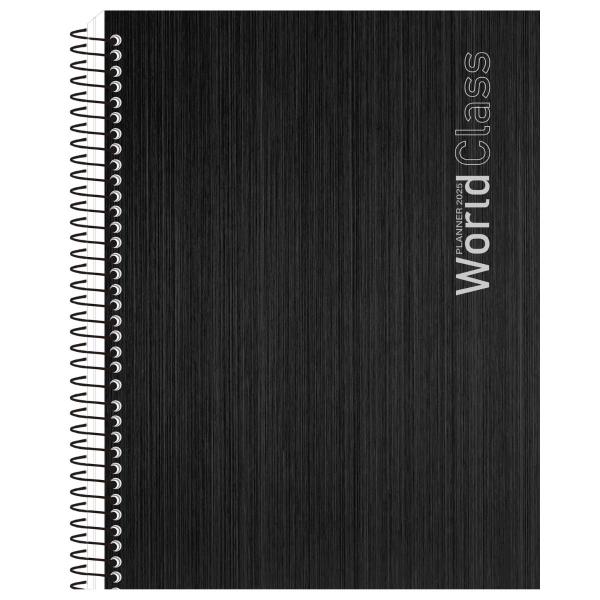 Imagem de Agenda Espiral Planner Animativa Anual World Class 88 Folhas Sortida