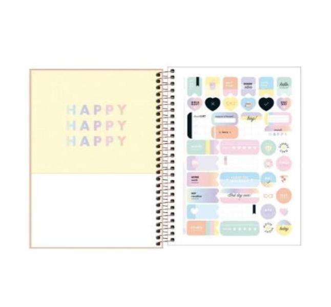 Imagem de Agenda espiral planner happy cr m7   312312