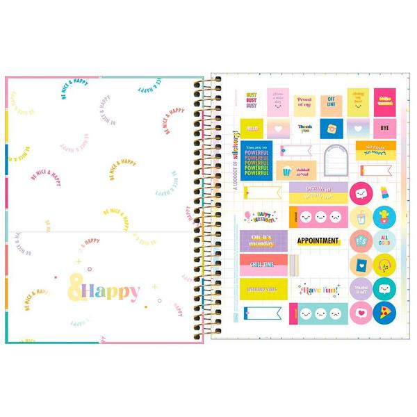 Imagem de Agenda Espiral Planner M7 Be Nice 2023 2 - Tilibra