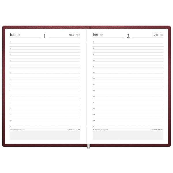 Imagem de Agenda Executiva Capri Blanquet 2025 Foroni 13,5 x 19,2 cm