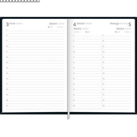 Imagem de Agenda Executiva Costurada Diária m5 13,4 x 19,2 cm Milano 2025 Tilibra